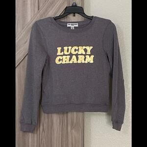 NWT sub_urban riot M (12) “Lucky charm”sweatshirt